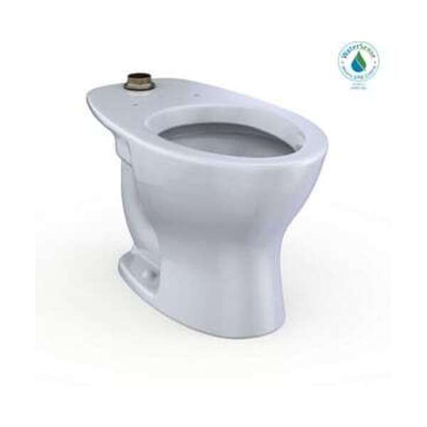 TOTO USA INC 1.0/1.6 gpf Elongated Floor Mount Two Piece Toilet in Cotton White