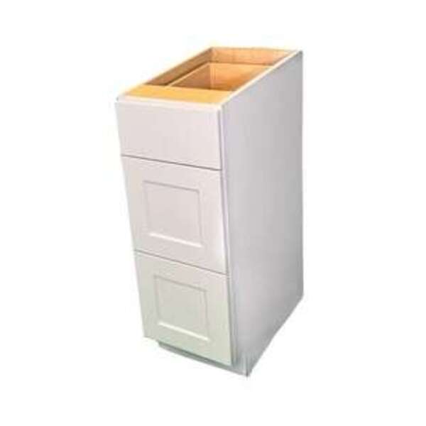 ROYAL CABINETS FL VAN 3 DWR, 12X34.5X21D SHA