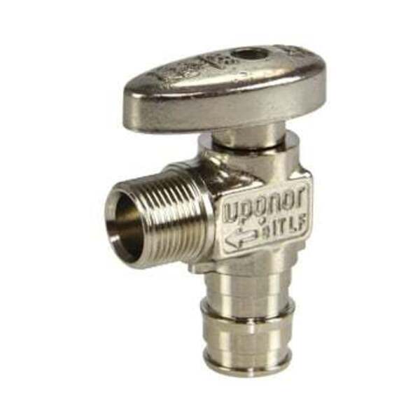 UPONOR INC LF 1/2X3/8 PROPEX BRS ANG ST VLV
