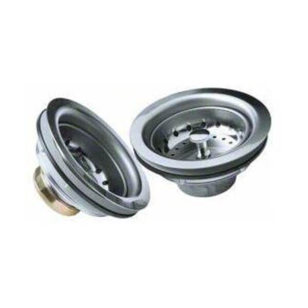 STERLING @ 3-1/2 SS SINK STRN