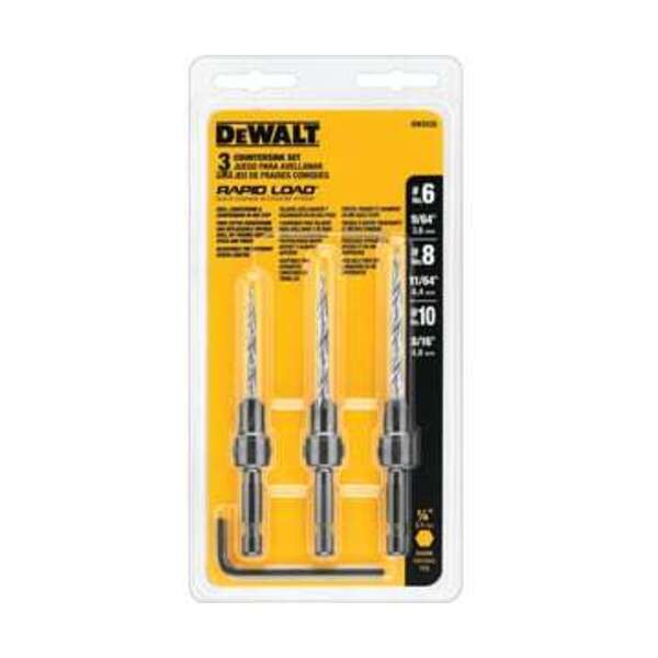 DEWALT 3PC CSK SET