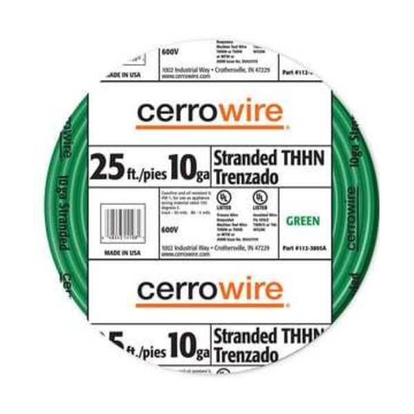 SOUTHWIRE 10GA STRND COP THHN WIRE GREE 500