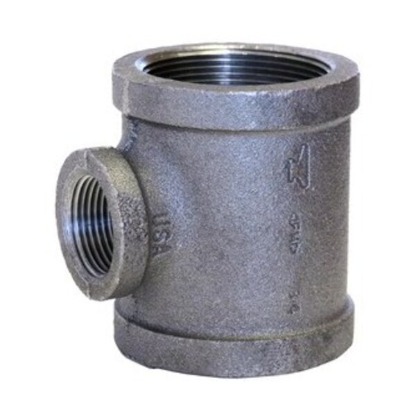 DOMESTIC MANUFACTURERS 2-1/2X2-1/2X3/4 BLK MI 150# TEE