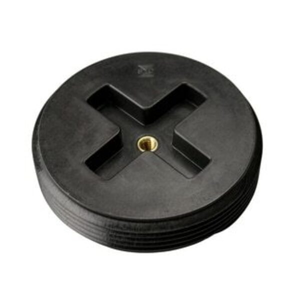 SIOUX CHIEF 1-1/2 ABS CS CO PLUG W/THRD BRS INS