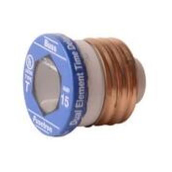 DIVERSITECH 15 AMP TYPE T PLUG FUSE