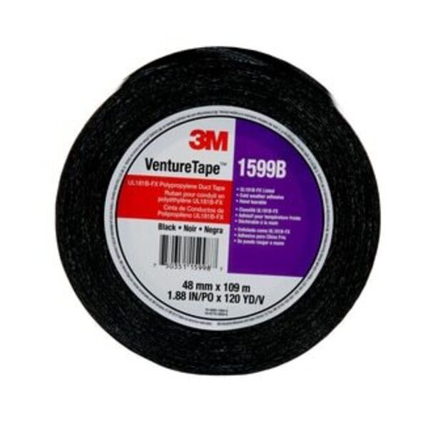 VENTURE 2X120 YD UL-181B-FX DUCT TAPE BLAC