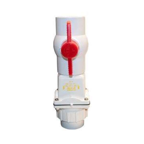 ZOELLER 1-1/2 PVC BV / CHK VLV / UNION COMB