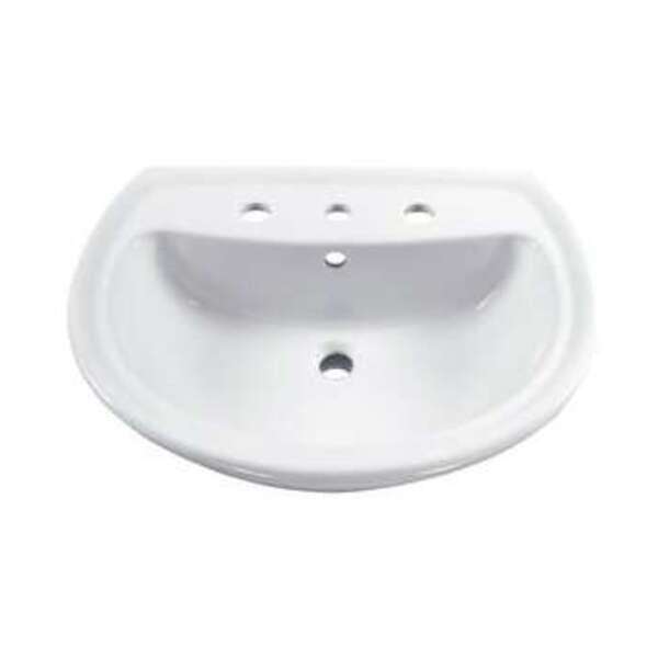 AMERICAN STANDARD 24X19 VC 8 PED LAV *CADET WHIT