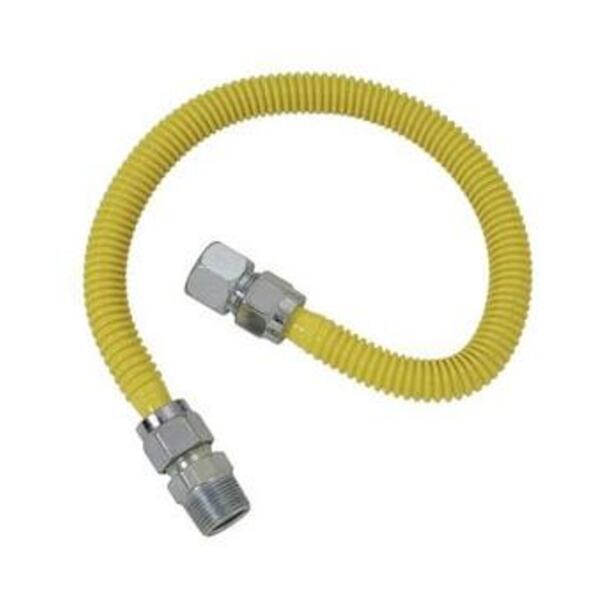 BRASSCRAFT 3/4 MIP X 1/2 MIP X 60 FTG GAS CONN