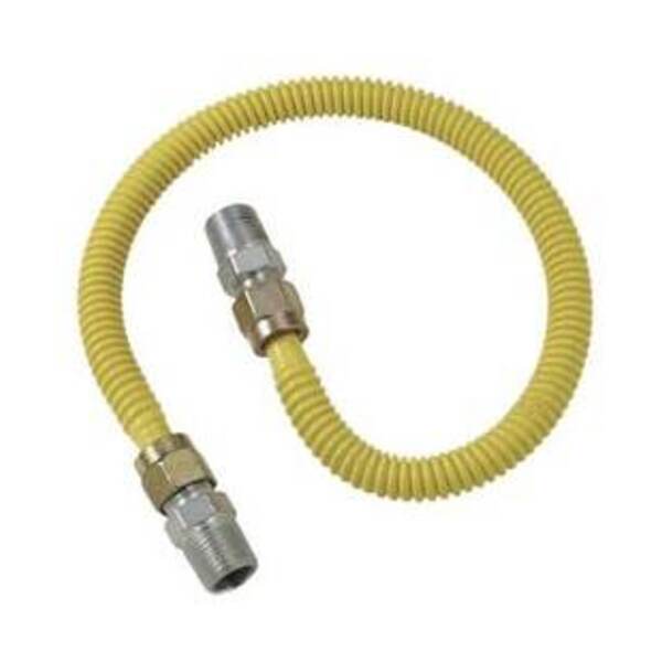 BRASSCRAFT 1/2 MIP X 1/2 MIP X 36 COAT CONN