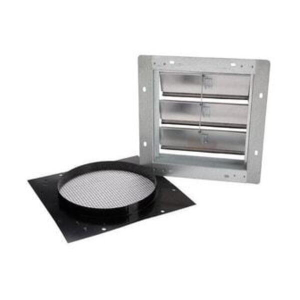 BROAN-NUTONE WALL CAP F/ 10 DUCT STL ALUM LUVRD