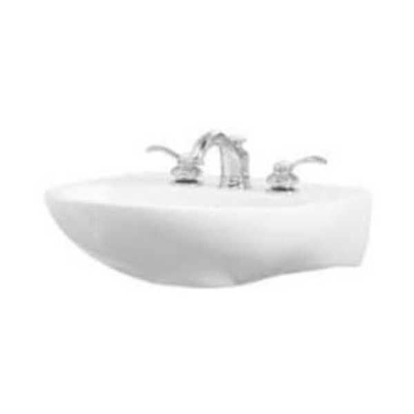 STERLING 8 VC PED LAV BOWL *SACRAM WHIT