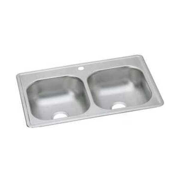 DAYTON (BRAND OF ELKAY) 33X19 1H 2B SS TM KITC SINK SATI