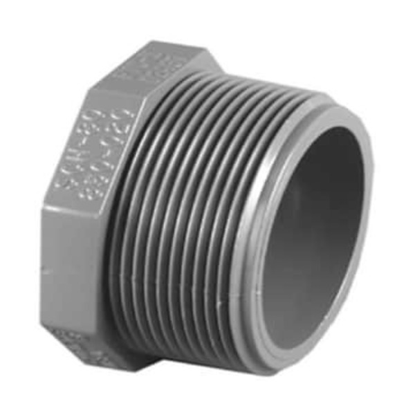 CHARLOTTE PIPE AND FOUNDRY CO 1 PVC S80 THRD PLUG