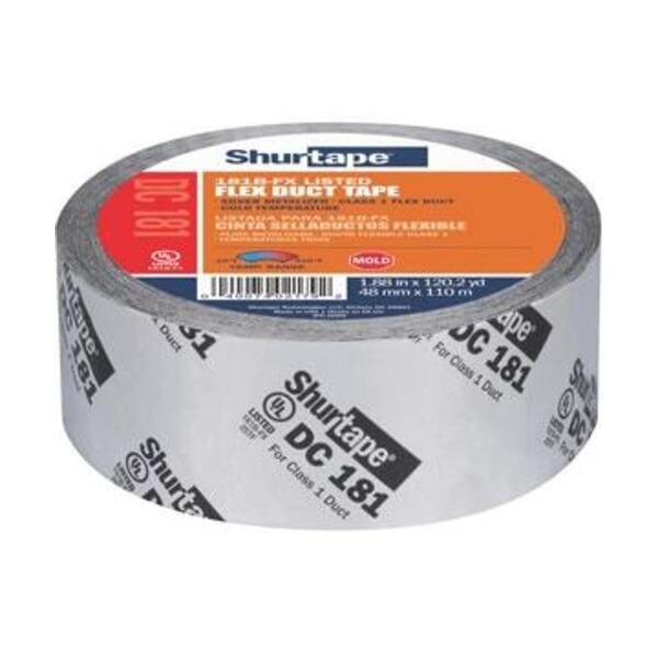 SHURTAPE 2X120 DC181 PRINT MTL TAPE SILV