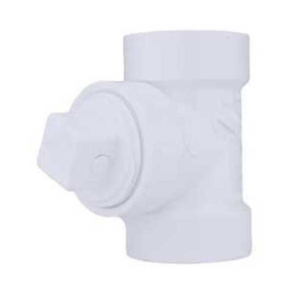 CHARLOTTE PIPE AND FOUNDRY CO 8 PVC DWV HXH CO TEE W/ PLUG