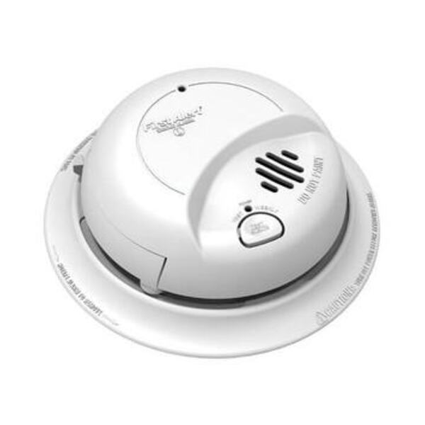 BRK 120V AC SMOK DET W/ 9V BATRY BU