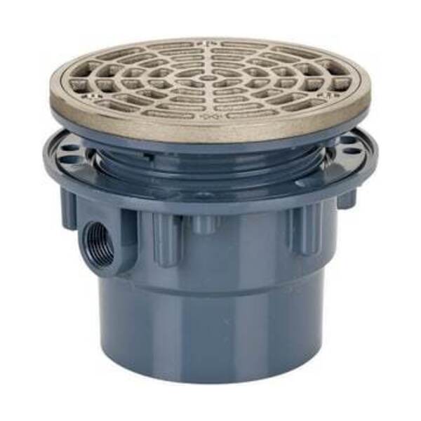 SIOUX CHIEF MFG CO INC 3 PVC ADJ FLR DRN W/ NI TOP