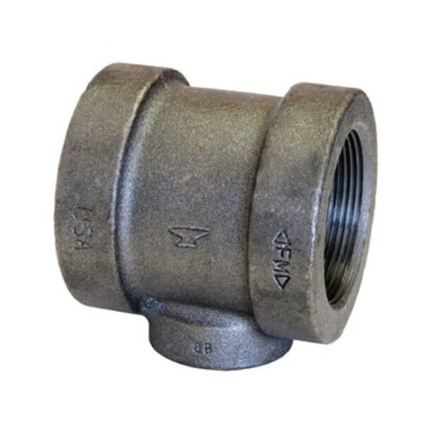 DOMESTIC MANUFACTURERS 2X1X1-1/2 BLK CI TEE