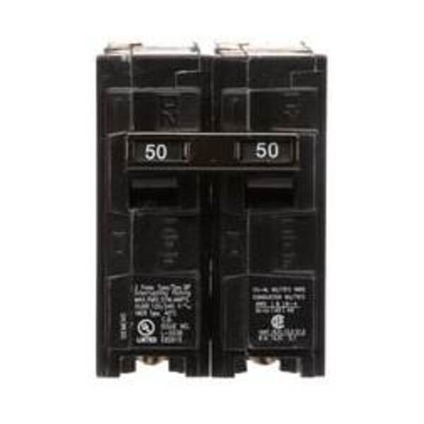 SIEMENS 50A 2 POLE 120V PLUG IN BRKR