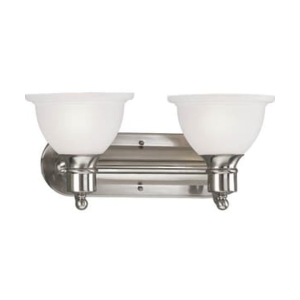 PROGRESS BN 2 100W 12 MED INCAND BATH LGHT