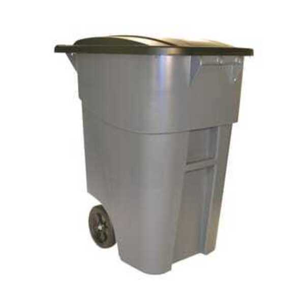 RUBBERMAID 50 GAL BRUTE ROLLOUT CONT GRAY