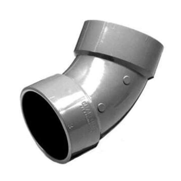 CHARLOTTE PIPE AND FOUNDRY CO 1-1/2 CPVC AW 45 ELL HUB X HUB