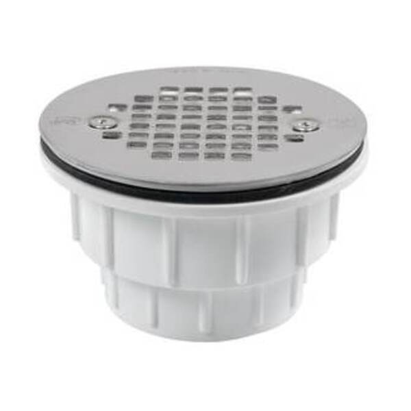 SIOUX CHIEF 2 PVC SHWR DRN W/ SS STRN