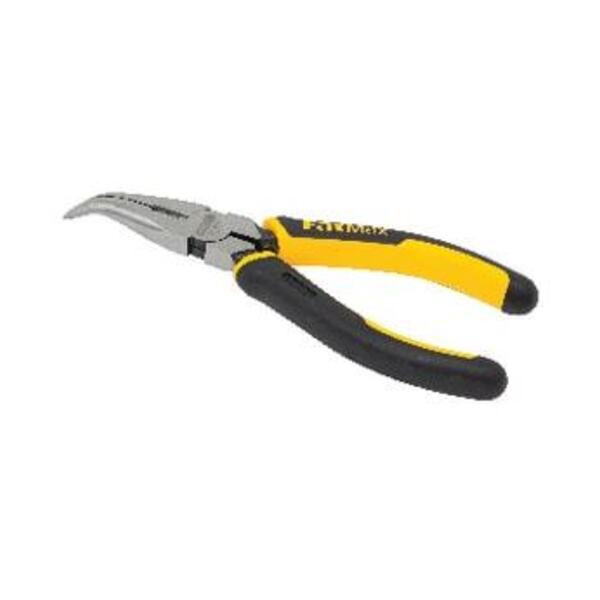 STANLEY BENT LONG NOSE PLIERS W/ CTTR