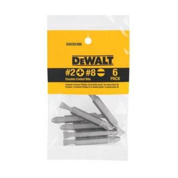 DEWALT #2 PHIL/#8 SLOT DBL ENDED
