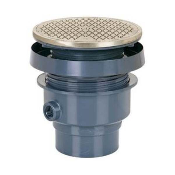 SIOUX CHIEF MFG CO INC 3-4 PVC ADJ CO W/ NI RING & CVR