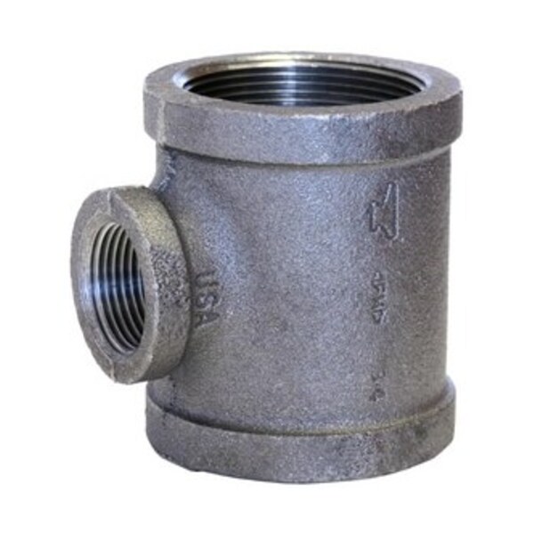 DOMESTIC MANUFACTURERS 1-1/2X1-1/2X1 BLK MI 150# TEE