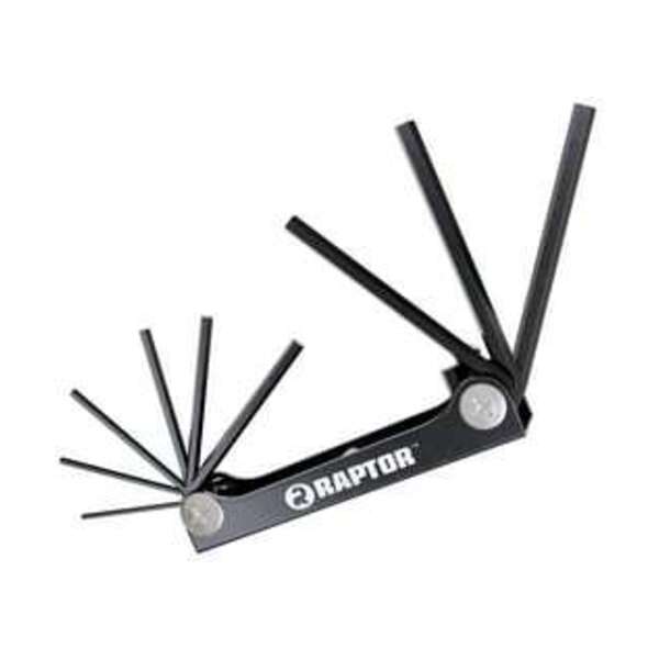 RAPTOR RAPTOR FOLD HEX KEY SET 9 PC