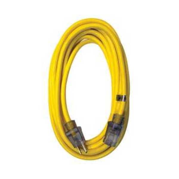 RAPTOR 12/3 50FT SJTW HD EXT CORD LGTD YE