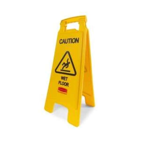 RUBBERMAID FLR SIGN WET FLR YELL