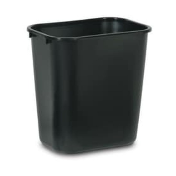 RUBBERMAID WSTE BKST RECT BLAC