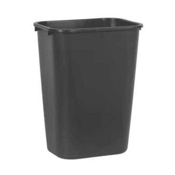 RUBBERMAID 10-1/4G DESKSIDE PLAS WST BSKT BLAC