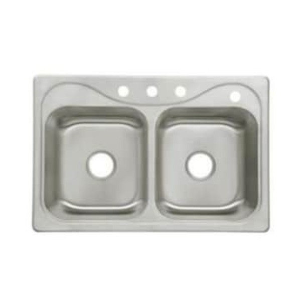 STERLING SS SOUTHAVEN 33X22X8.5 DBL BASIN