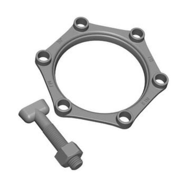 PROSELECT 3 in. Ductile Iron, Low Alloy Steel and Rubber Mechanical Joint Accessory Pack