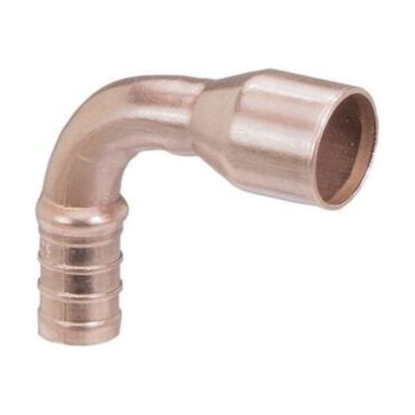 VIEGA LF 1/2 PEX CRMP X COP TUBE ELL