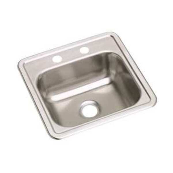 DAYTON (BRAND OF ELKAY) 15X15 2H SS BAR SINK