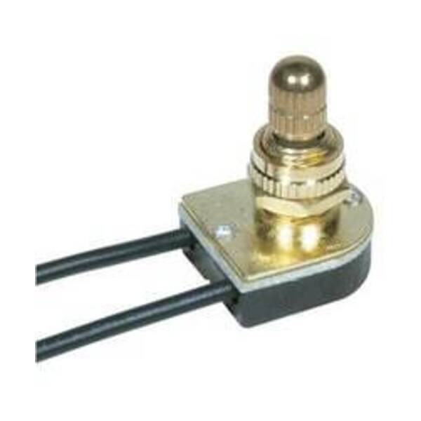 SATCO BRS FIN ON/OFF ROT SWCH