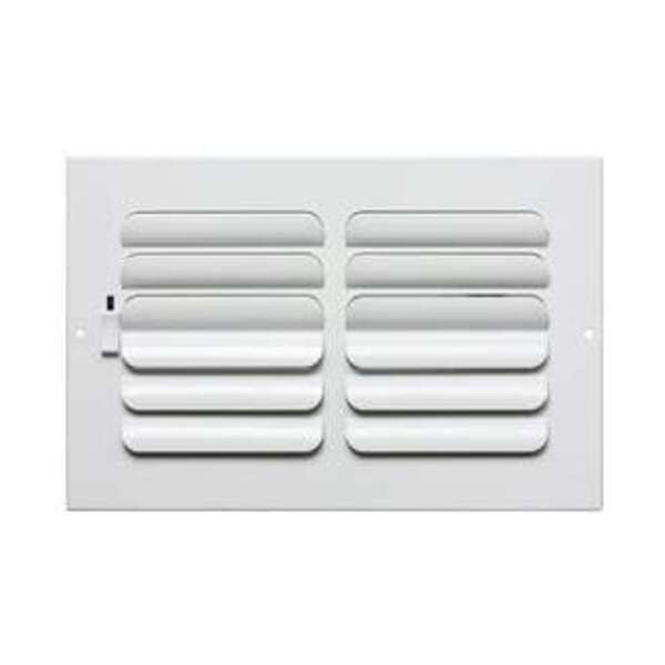 PROSELECT 10 x 6 in. Residential Ceiling & Sidewall Register in White 2-way Steel