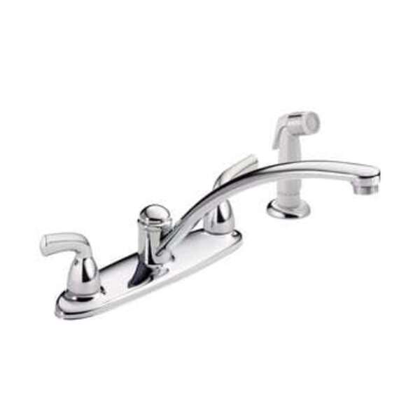 DELTA @ CCY LF 1.8 GPM 2HDL KITC W/ SPRY