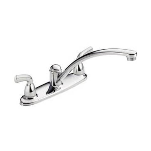 DELTA CCY LF 1.8 GPM 2HDL KITC W/ O SPRY