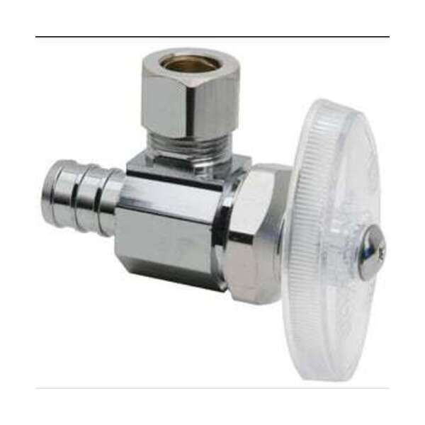 BRASSCRAFT LF 1/2 BARB X 3/8 COMP ANG ST CP