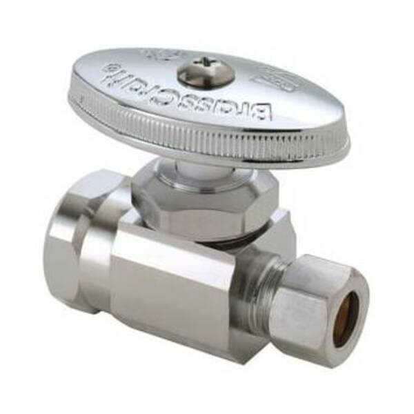 BRASSCRAFT LF 1/2 FIP X 3/8 COMP STRT ST CP