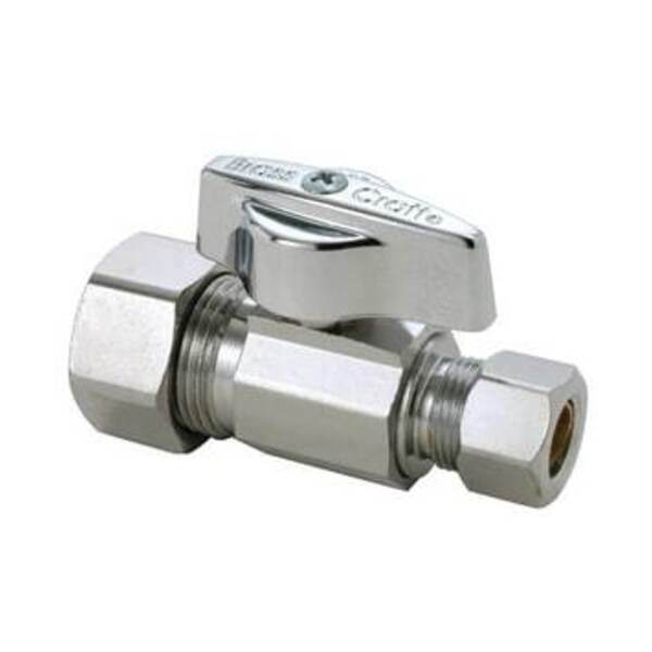 BRASSCRAFT LF 1/2 COMP X 3/8 COMP QT STRT ST