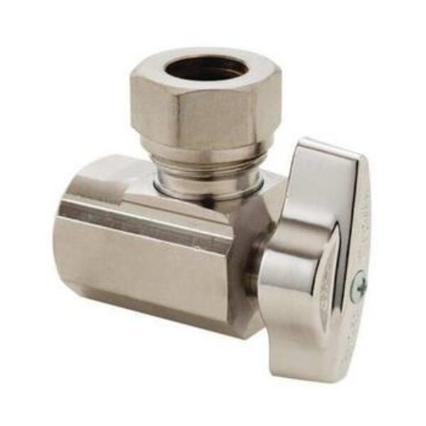 BRASSCRAFT LF 1/2 FIP X 1/2 SJ QT ANG ST CP