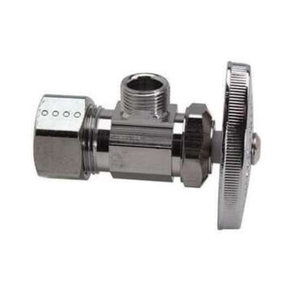 BRASSCRAFT LF 1/2 LESS NUT X 3/8 COMP ANG ST